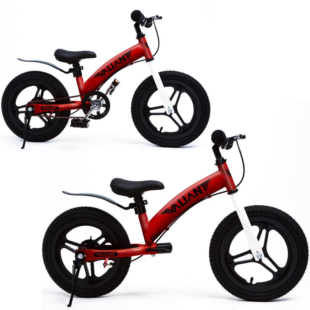 Bicicleta de Equilibrio Aro 16 3 en 1 (4 a 8 años) Roja